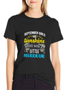 September Girls Sunshine Hurricane Gift Lightweight Cotton T-Shirt – Daily Comfort Graphic Shirt