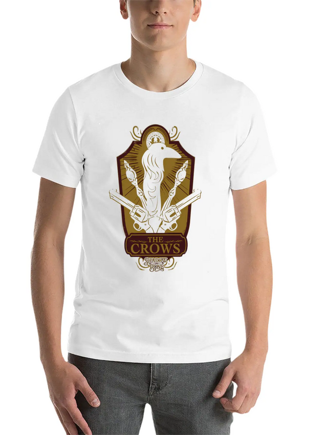 Shadow And Bone The Crows Badge Lightweight Cotton T-Shirt – Daily Comfort Graphic Shirt