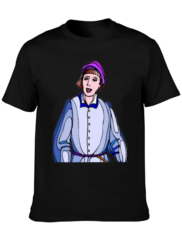 Shakespeare Characters Horatio (colour) Lightweight Cotton T-Shirt – Daily Comfort Graphic Shirt