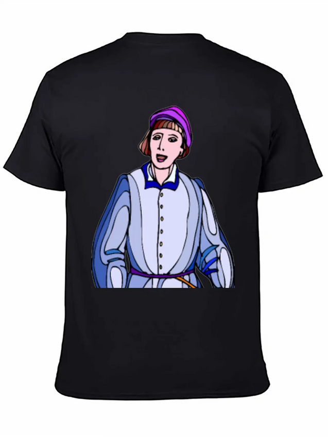 Shakespeare Characters Horatio (colour) Lightweight Cotton T-Shirt – Daily Comfort Graphic Shirt
