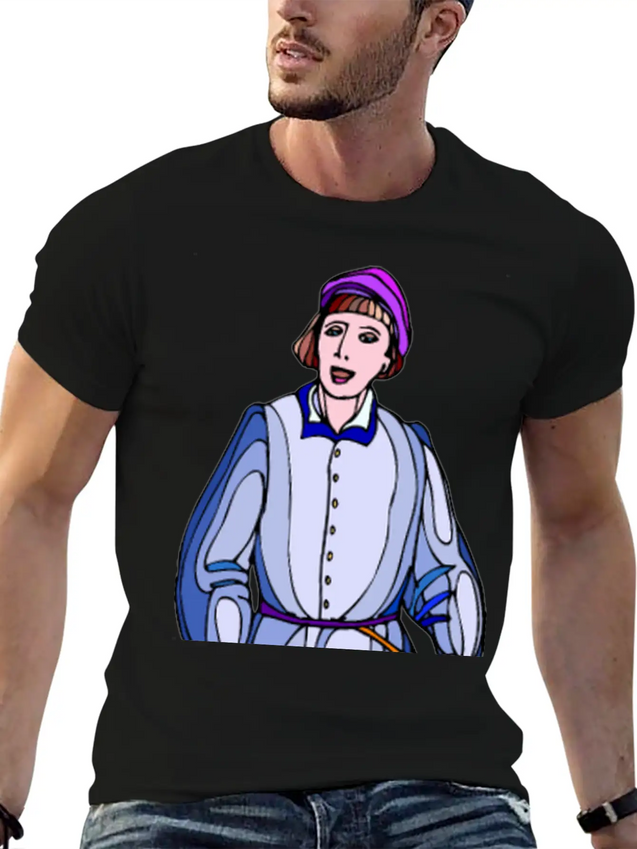 Shakespeare Characters Horatio (colour) Lightweight Cotton T-Shirt – Daily Comfort Graphic Shirt