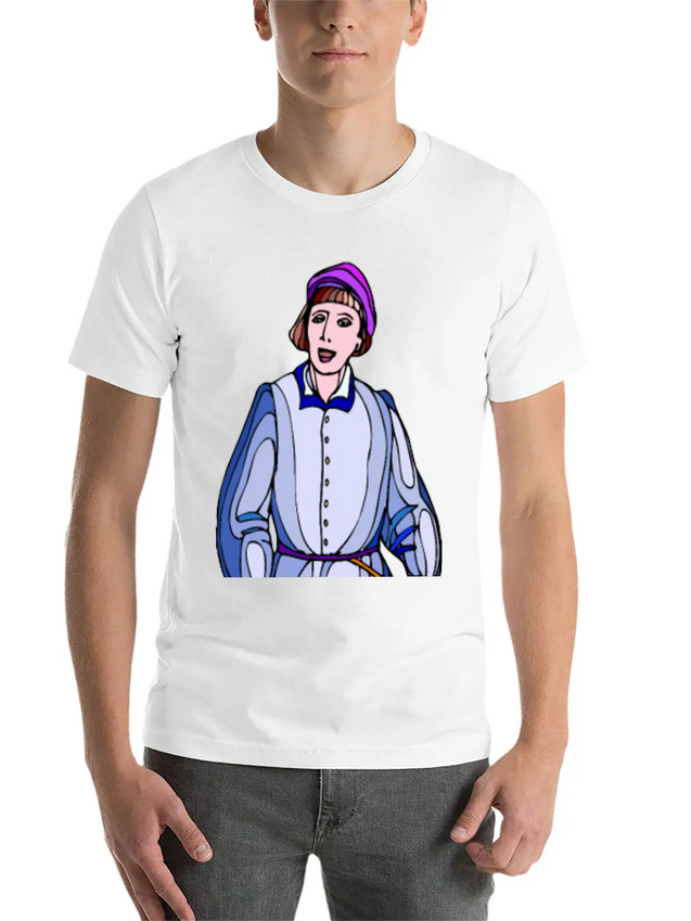 Shakespeare Characters Horatio (colour) Lightweight Cotton T-Shirt – Daily Comfort Graphic Shirt