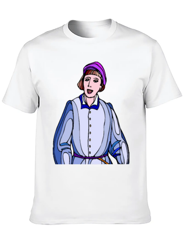 Shakespeare Characters Horatio (colour) Lightweight Cotton T-Shirt – Daily Comfort Graphic Shirt