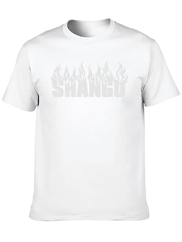Shango Fuego W03 Lightweight Cotton T-Shirt – Daily Comfort Graphic Shirt