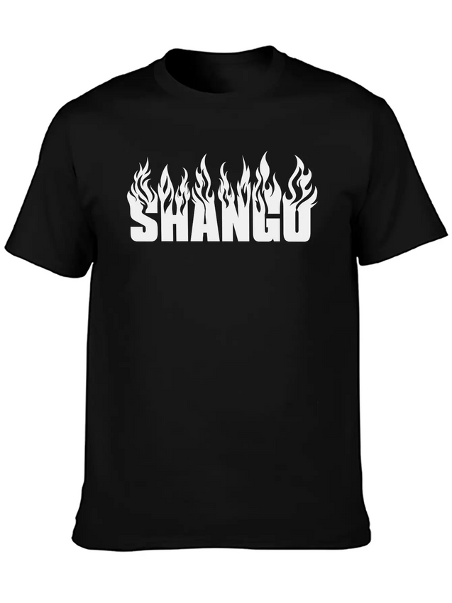 Shango Fuego W03 Lightweight Cotton T-Shirt – Daily Comfort Graphic Shirt