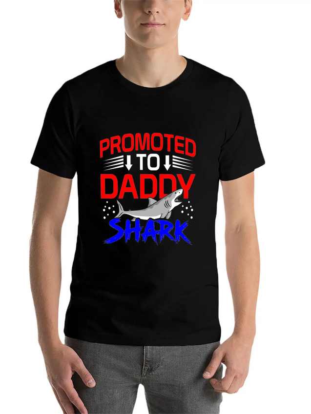Shark Lightweight Cotton T-Shirt – Daily Comfort Graphic Shirt