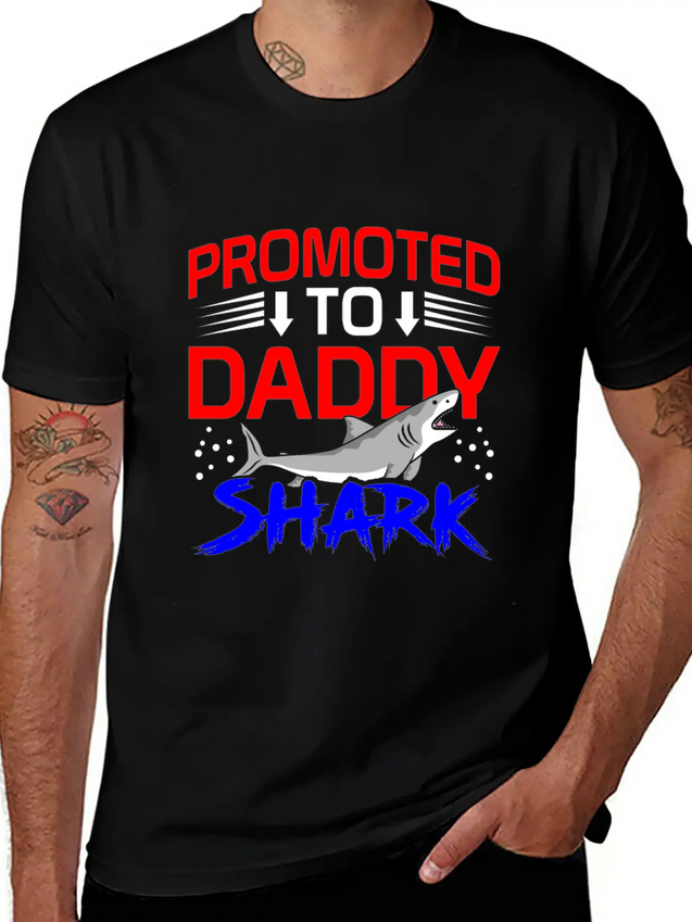Shark Lightweight Cotton T-Shirt – Daily Comfort Graphic Shirt