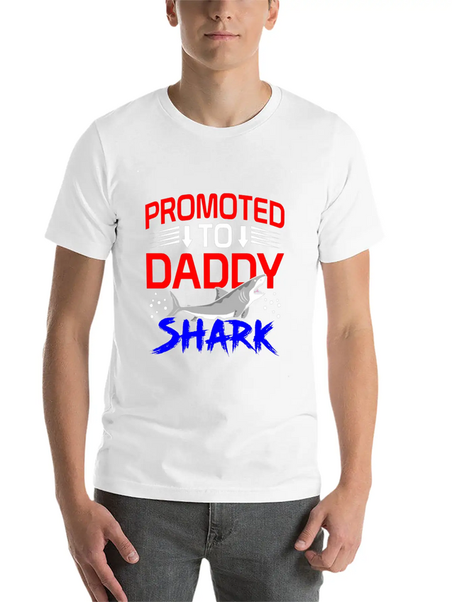Shark Lightweight Cotton T-Shirt – Daily Comfort Graphic Shirt