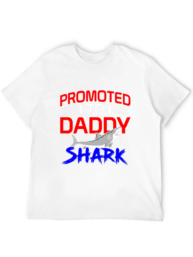Shark Lightweight Cotton T-Shirt – Daily Comfort Graphic Shirt