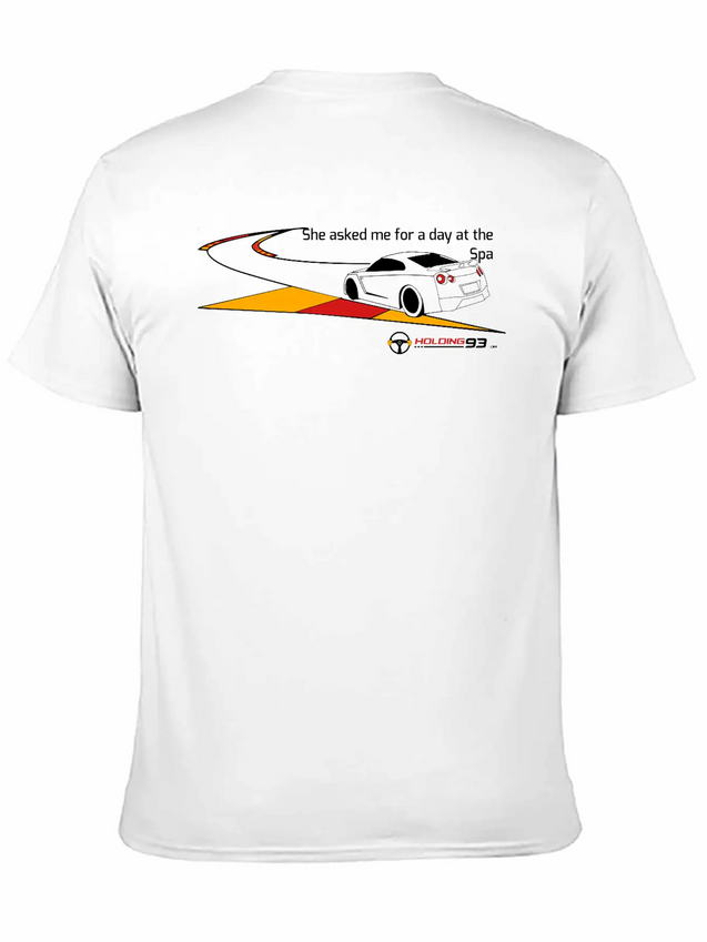 She Asked Me For A Day At The Spa Lightweight Cotton T-Shirt – Daily Comfort Graphic Shirt