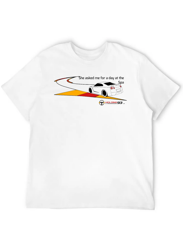 She Asked Me For A Day At The Spa Lightweight Cotton T-Shirt – Daily Comfort Graphic Shirt
