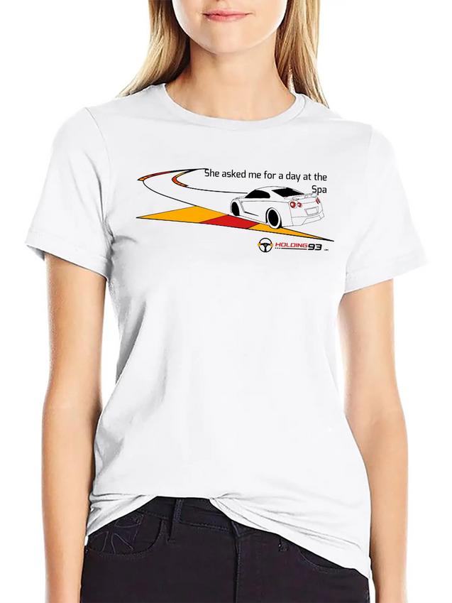 She Asked Me For A Day At The Spa Lightweight Cotton T-Shirt – Daily Comfort Graphic Shirt