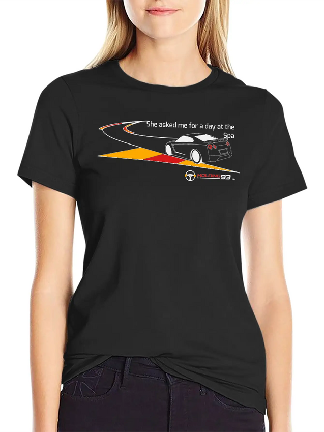 She Asked Me For A Day At The Spa Lightweight Cotton T-Shirt – Daily Comfort Graphic Shirt