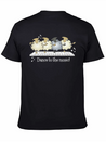 Sheep Chorus Line Lightweight Cotton T-Shirt – Daily Comfort Graphic Shirt