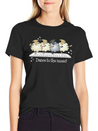 Sheep Chorus Line Lightweight Cotton T-Shirt – Daily Comfort Graphic Shirt