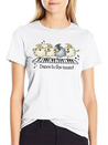 Sheep Chorus Line Lightweight Cotton T-Shirt – Daily Comfort Graphic Shirt