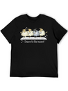Sheep Chorus Line Lightweight Cotton T-Shirt – Daily Comfort Graphic Shirt