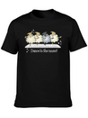 Sheep Chorus Line Lightweight Cotton T-Shirt – Daily Comfort Graphic Shirt