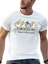 Sheep Chorus Line Lightweight Cotton T-Shirt – Daily Comfort Graphic Shirt