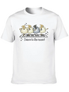 Sheep Chorus Line Lightweight Cotton T-Shirt – Daily Comfort Graphic Shirt