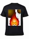 Shiba Inu Coin Crypto Currency With Fire Lightweight Cotton T-Shirt – Daily Comfort Graphic Shirt