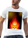 Shiba Inu Coin Crypto Currency With Fire Lightweight Cotton T-Shirt – Daily Comfort Graphic Shirt