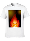 Shiba Inu Coin Crypto Currency With Fire Lightweight Cotton T-Shirt – Daily Comfort Graphic Shirt