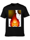 Shiba Inu Coin Crypto Currency With Fire Lightweight Cotton T-Shirt – Daily Comfort Graphic Shirt
