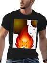 Shiba Inu Coin Crypto Currency With Fire Lightweight Cotton T-Shirt – Daily Comfort Graphic Shirt