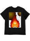 Shiba Inu Coin Crypto Currency With Fire Lightweight Cotton T-Shirt – Daily Comfort Graphic Shirt