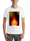 Shiba Inu Coin Crypto Currency With Fire Lightweight Cotton T-Shirt – Daily Comfort Graphic Shirt
