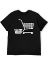 Shopping Cart And Basket Logo For Shop Or Supermar Lightweight Cotton T-Shirt – Daily Comfort Graphic Shirt