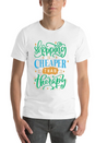 Shopping Is Cheaper Than Therapy Lightweight Cotton T-Shirt – Daily Comfort Graphic Shirt