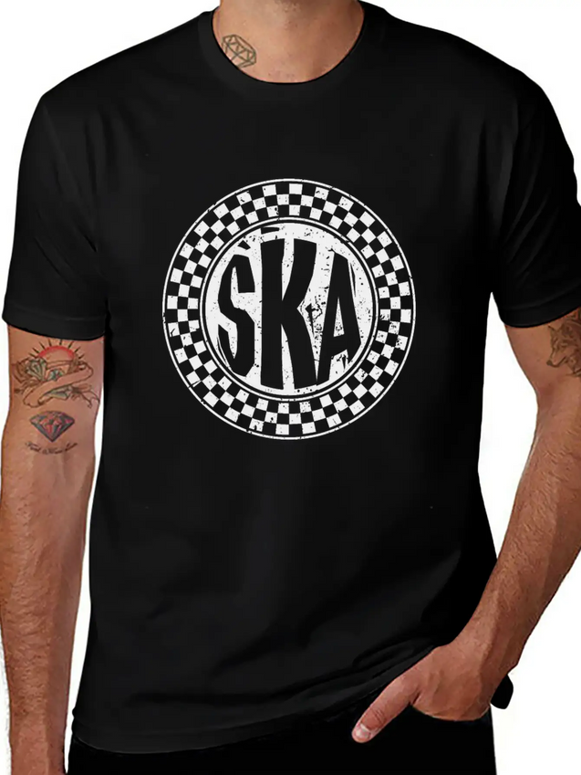 Ska Music Lightweight Cotton T-Shirt – Daily Comfort Graphic Shirt