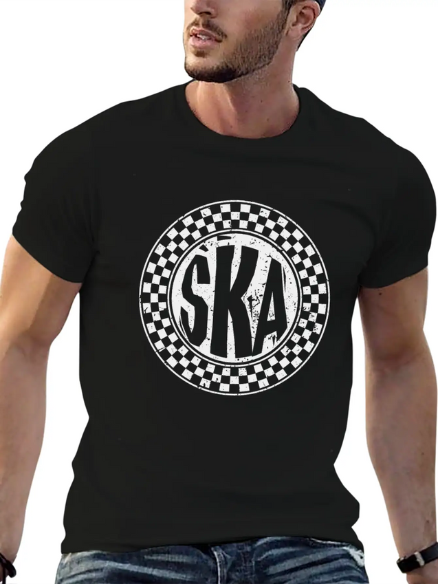 Ska Music Lightweight Cotton T-Shirt – Daily Comfort Graphic Shirt