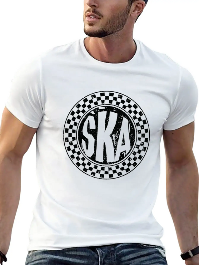 Ska Music Lightweight Cotton T-Shirt – Daily Comfort Graphic Shirt