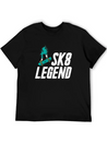 Skateboard Skateboarder Skateboarding Skater Lightweight Cotton T-Shirt – Daily Comfort Graphic Shirt
