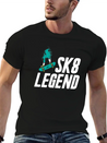 Skateboard Skateboarder Skateboarding Skater Lightweight Cotton T-Shirt – Daily Comfort Graphic Shirt