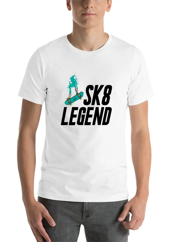 Skateboard Skateboarder Skateboarding Skater Lightweight Cotton T-Shirt – Daily Comfort Graphic Shirt
