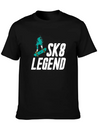 Skateboard Skateboarder Skateboarding Skater Lightweight Cotton T-Shirt – Daily Comfort Graphic Shirt