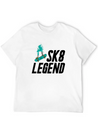 Skateboard Skateboarder Skateboarding Skater Lightweight Cotton T-Shirt – Daily Comfort Graphic Shirt