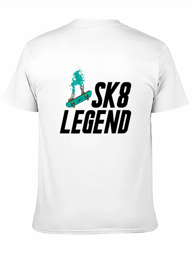 Skateboard Skateboarder Skateboarding Skater Lightweight Cotton T-Shirt – Daily Comfort Graphic Shirt