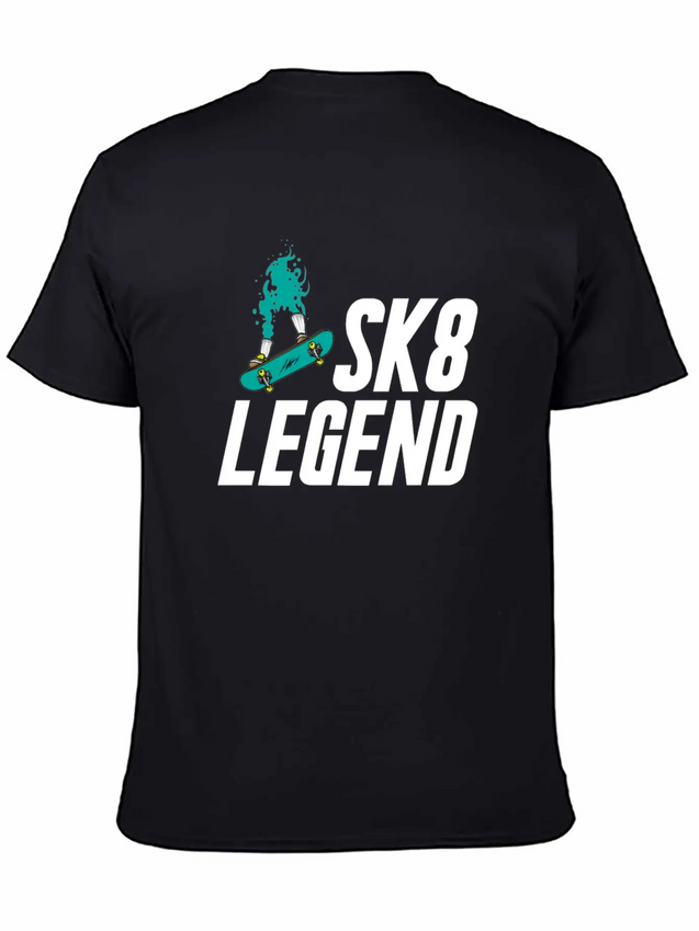 Skateboard Skateboarder Skateboarding Skater Lightweight Cotton T-Shirt – Daily Comfort Graphic Shirt