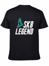 Skateboard Skateboarder Skateboarding Skater Lightweight Cotton T-Shirt – Daily Comfort Graphic Shirt