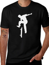 Skater Lightweight Cotton T-Shirt – Daily Comfort Graphic Shirt