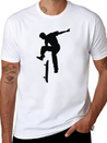 Skater Lightweight Cotton T-Shirt – Daily Comfort Graphic Shirt