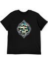 Skull And Snake Lightweight Cotton T-Shirt – Daily Comfort Graphic Shirt