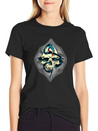 Skull And Snake Lightweight Cotton T-Shirt – Daily Comfort Graphic Shirt