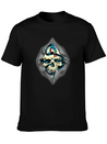 Skull And Snake Lightweight Cotton T-Shirt – Daily Comfort Graphic Shirt