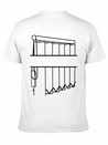 Slats Transparent Window Covering Lightweight Cotton T-Shirt – Daily Comfort Graphic Shirt